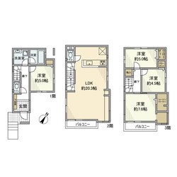 東浦和４丁目戸建の物件間取画像